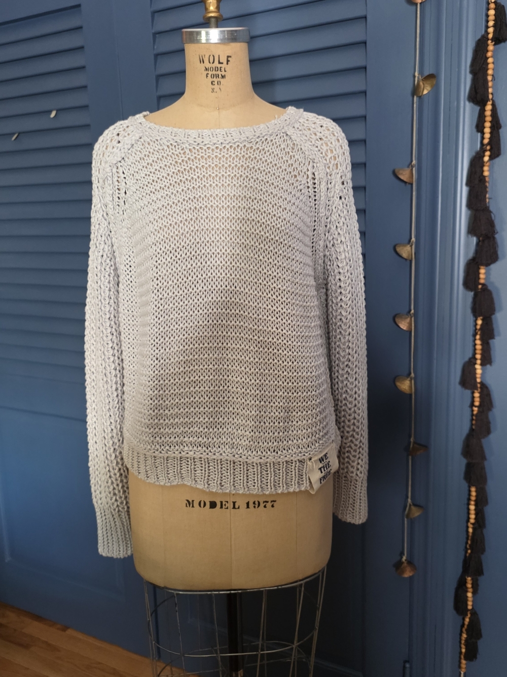 Free People We The Free Essential Linen Open Knit Sweater